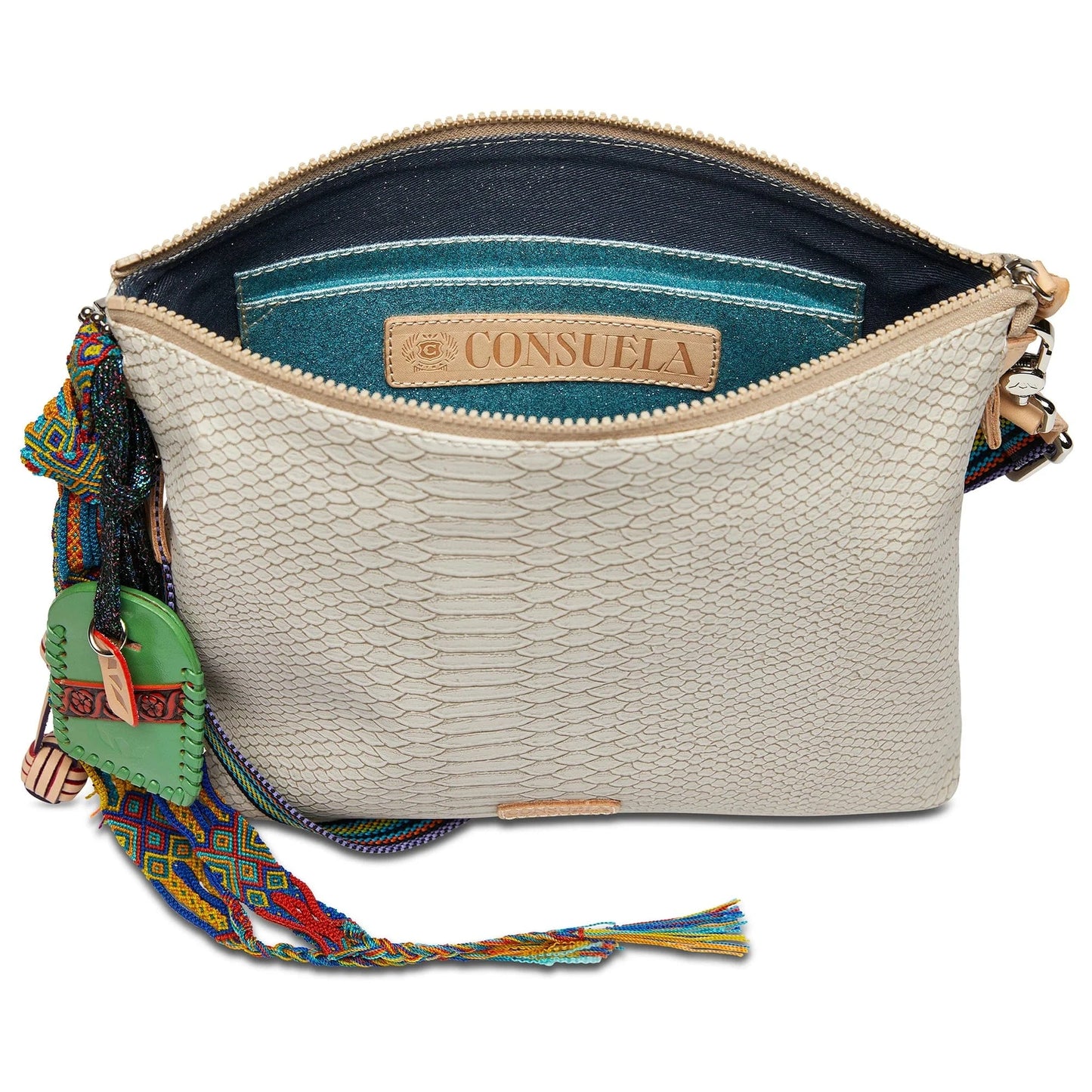Handbags Consuela Downtown Crossbody Thunderbird Crema Snake