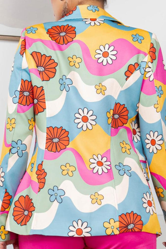 Tops Daphne Floral Blazer