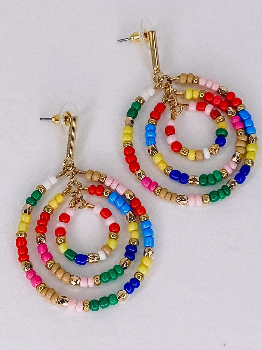 Earrings Drea Multi Color Hoop