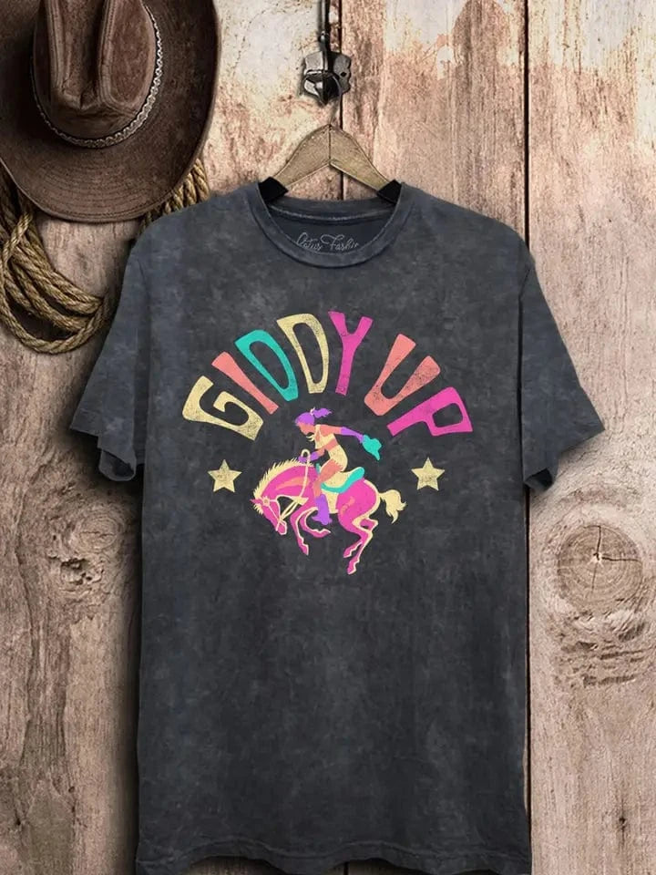 Graphic Tees Giddy Up Graphic Tee