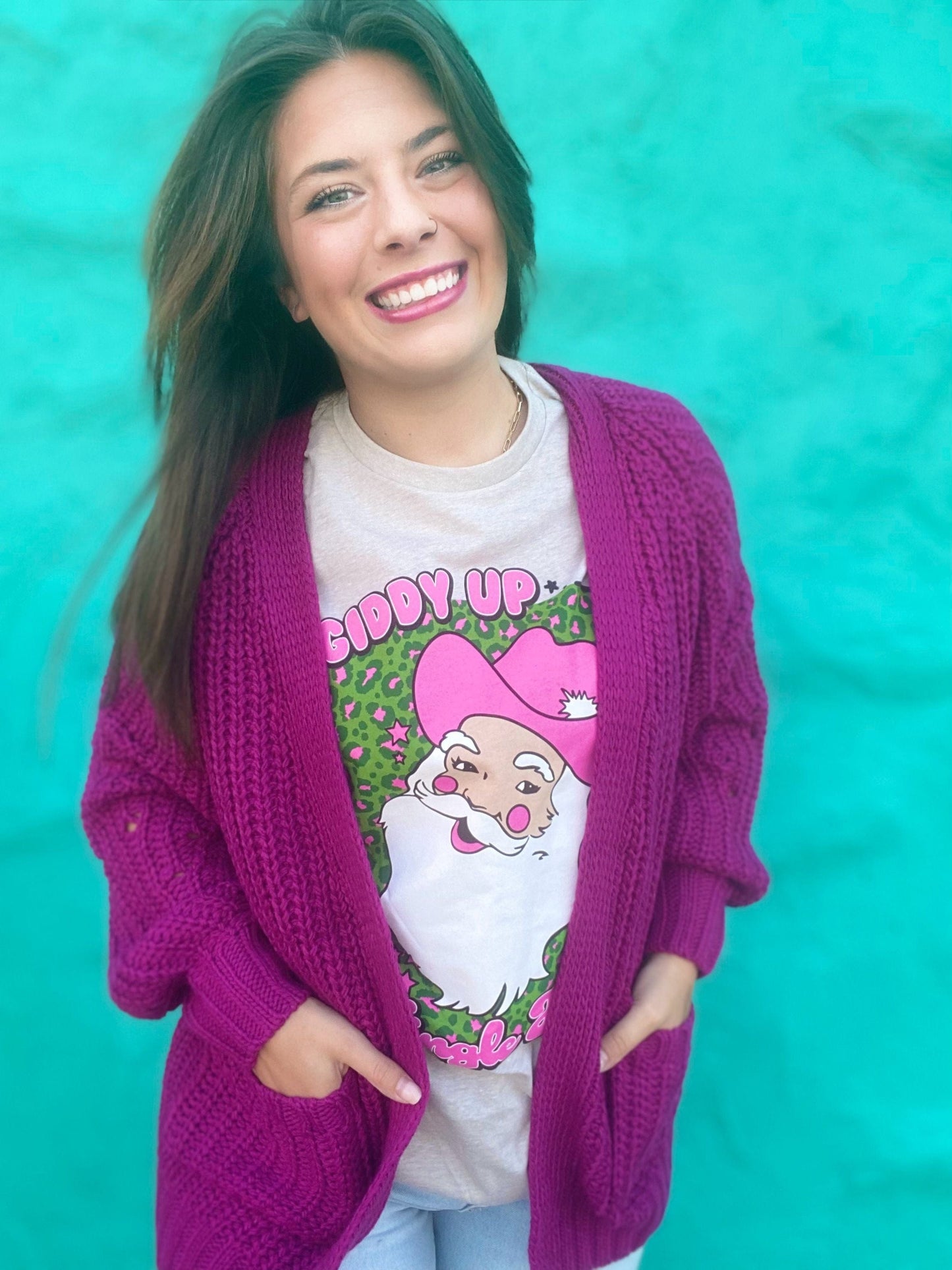 Graphic Tees Giddy Up Jingle Horse Tee