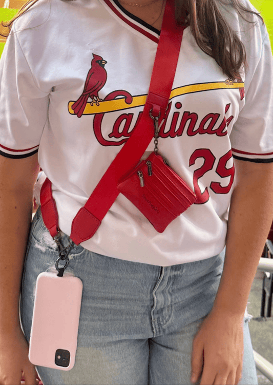 Accessories Clip & Go Crossbody Strap with Pouch - Hunter Green Solid Green