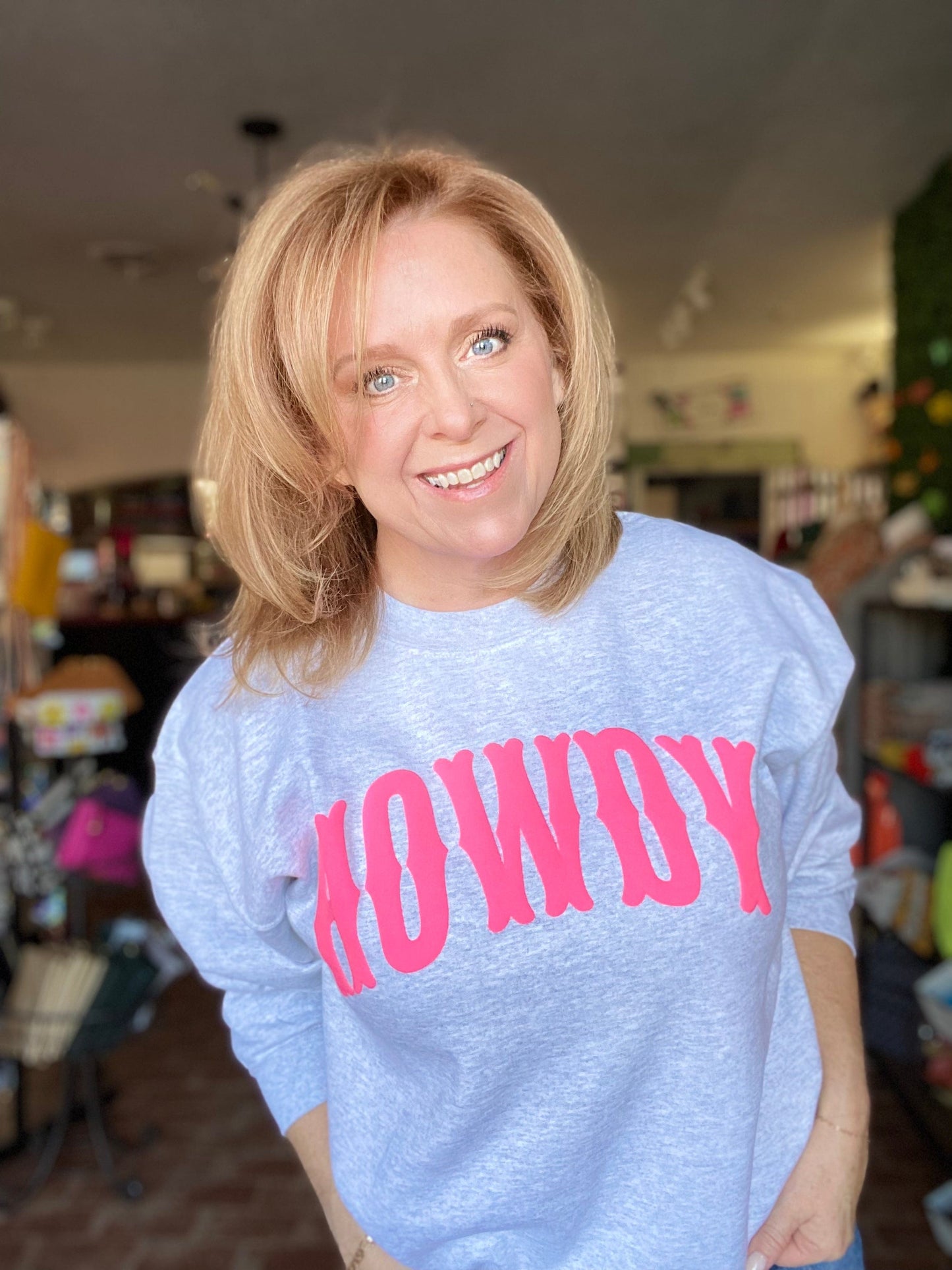 Tops Howdy Puff Ink Sweatshirt