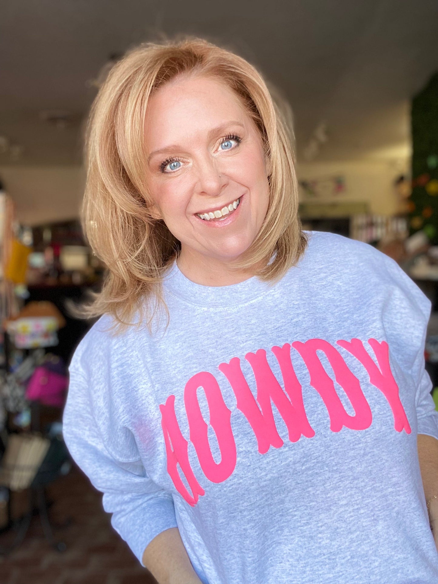 Tops Howdy Puff Ink Sweatshirt