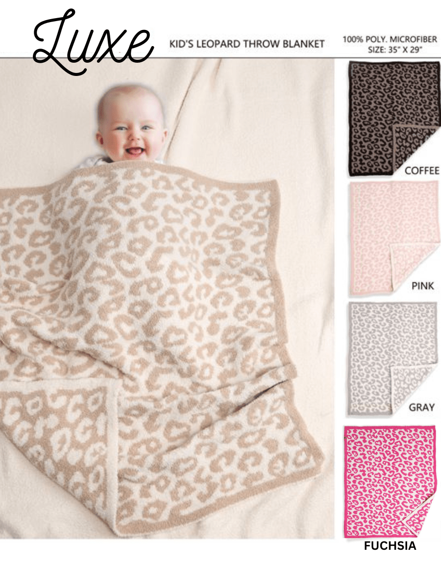 Other Goodies Luxe Kids Blanket-Fuchsia