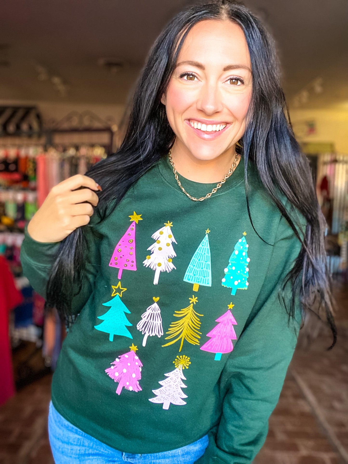 Graphic Tees Oh Christmas Tree Sweatshirt