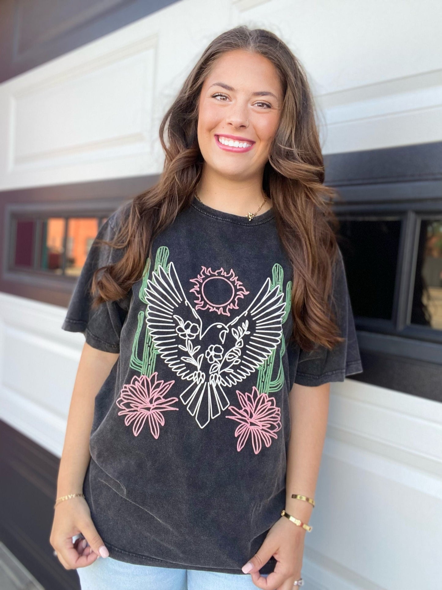 Graphic Tees Phoenix Tee-Black