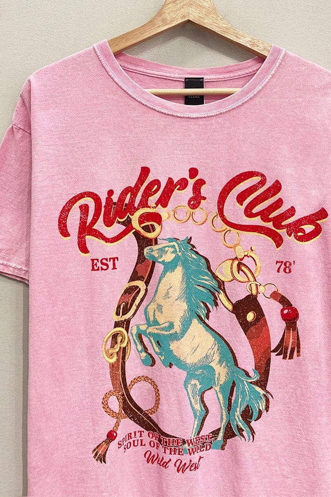 Graphic Tees Pink Horseshoe Tee