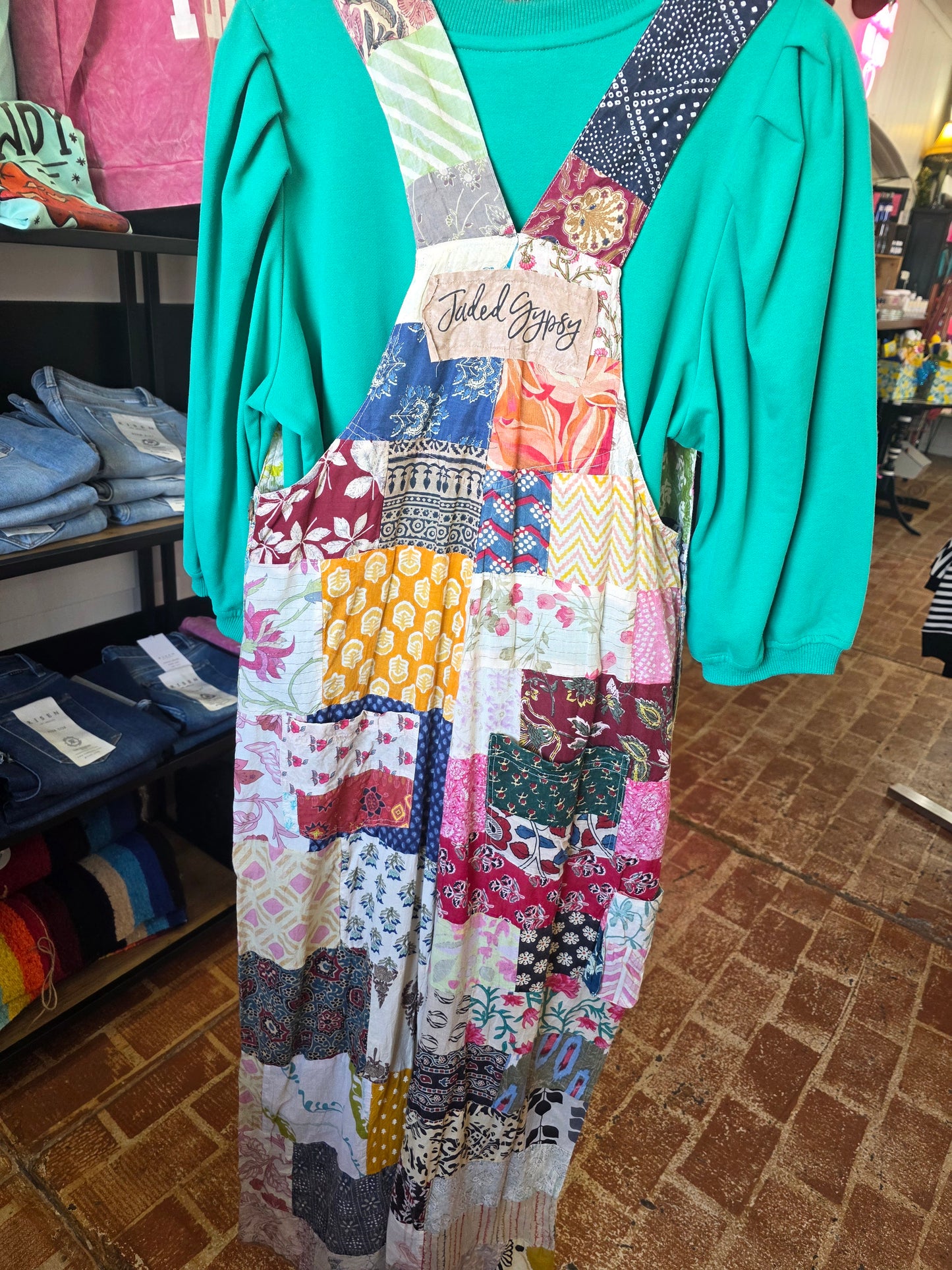 Dreamy Patchwork Overalls