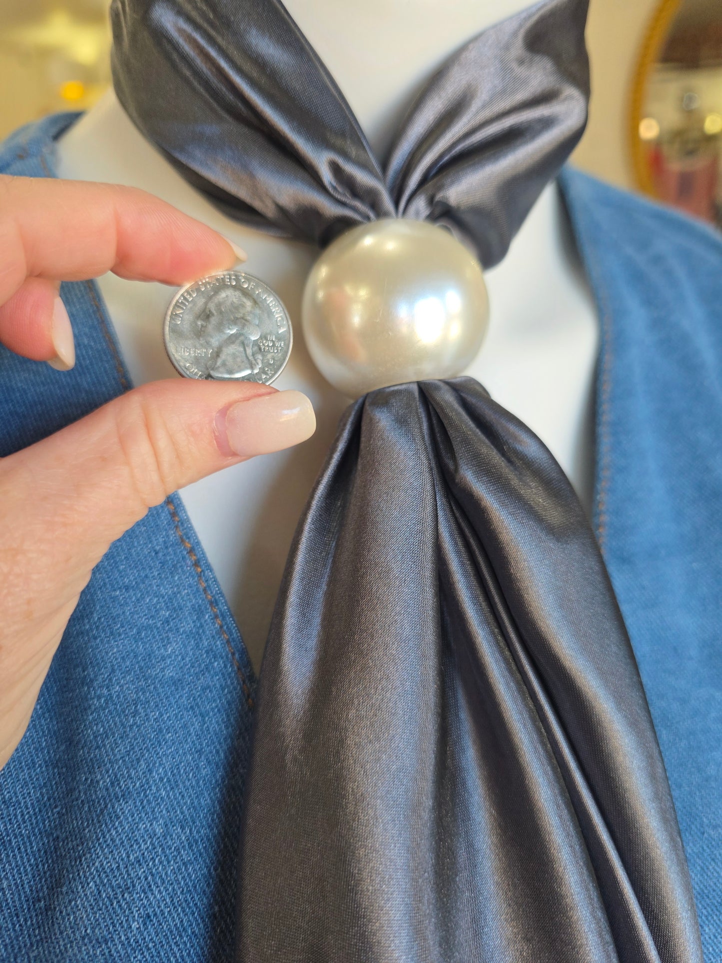 Pearl Scarf Slide JUMBO