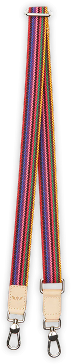 Handbags Slim Webbing Crossbody Strap- Pink