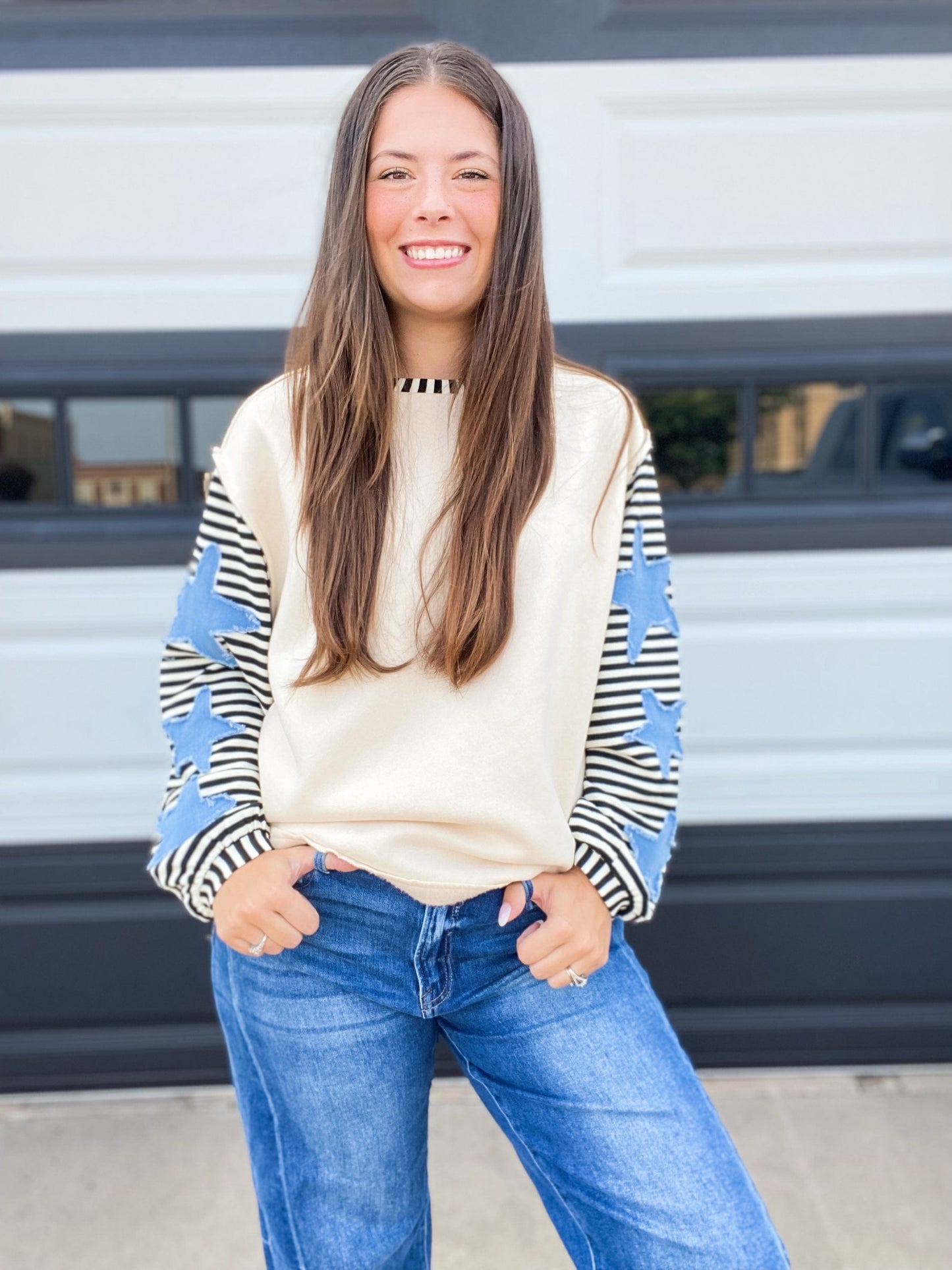Tops Stars and Stripes Pullover
