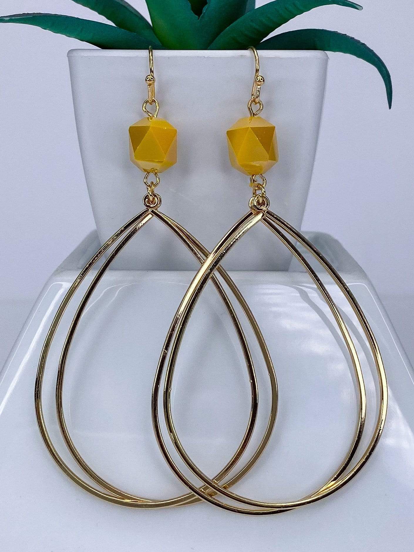 Earrings Ellie Gold Tear Drops