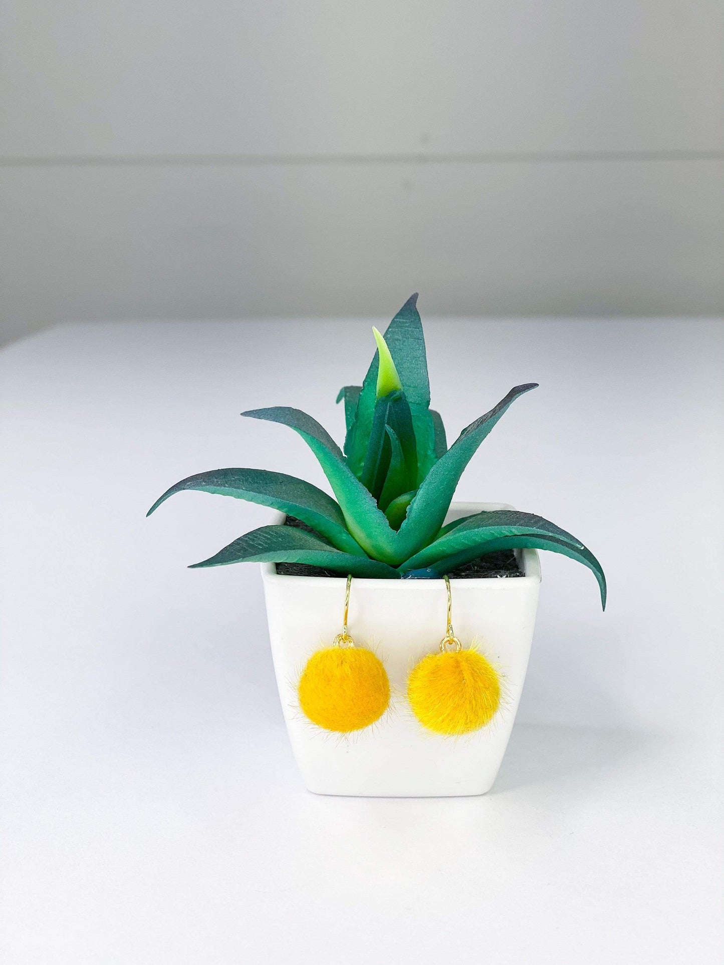 Earrings Mini Pom Pom Earrings
