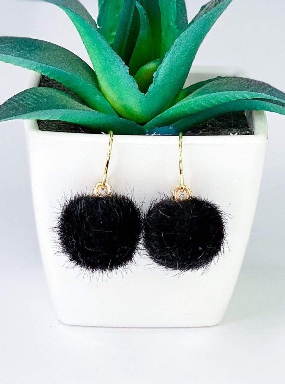 Earrings Mini Pom Pom Earrings