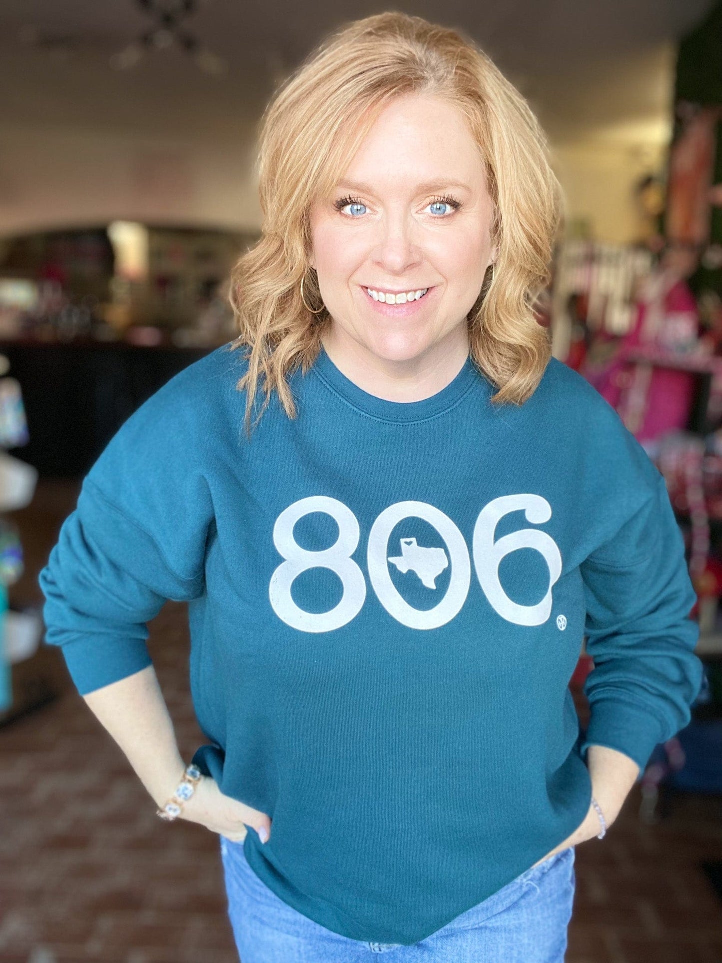 sweatshirt Peacock 806 Sweatshirt