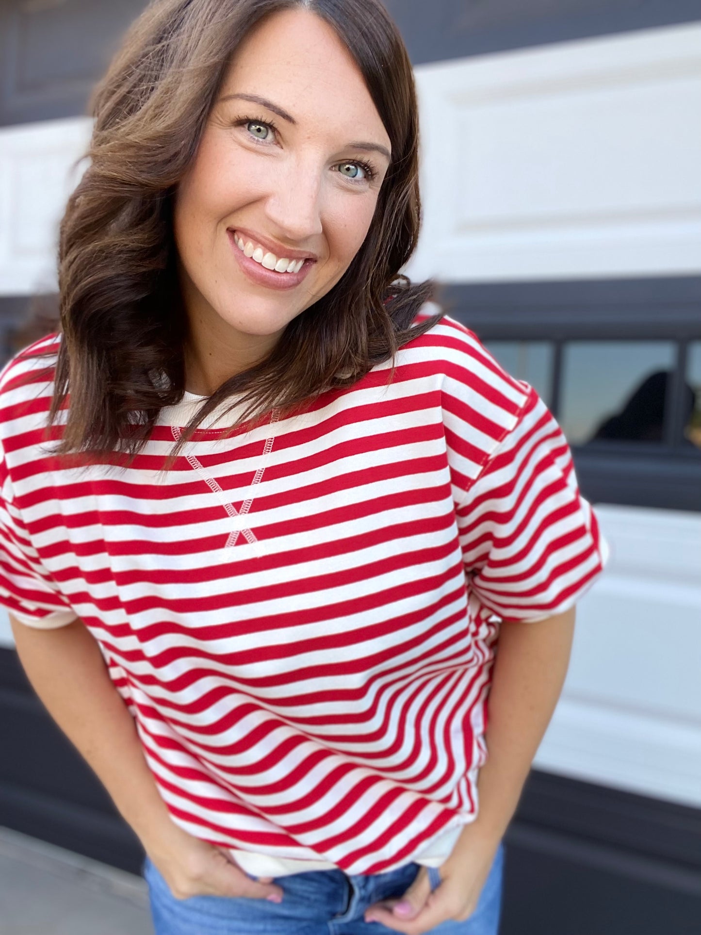 Wendy Stripe Top