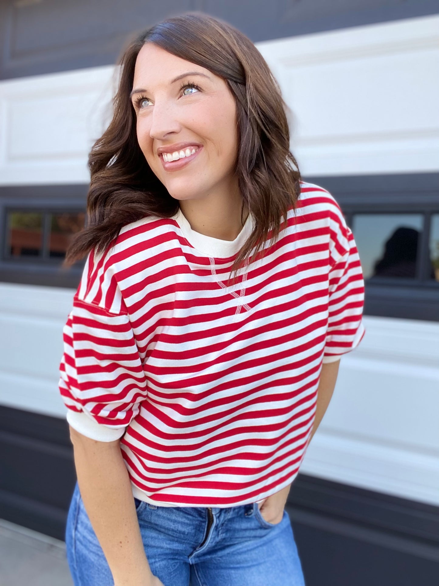 Wendy Stripe Top
