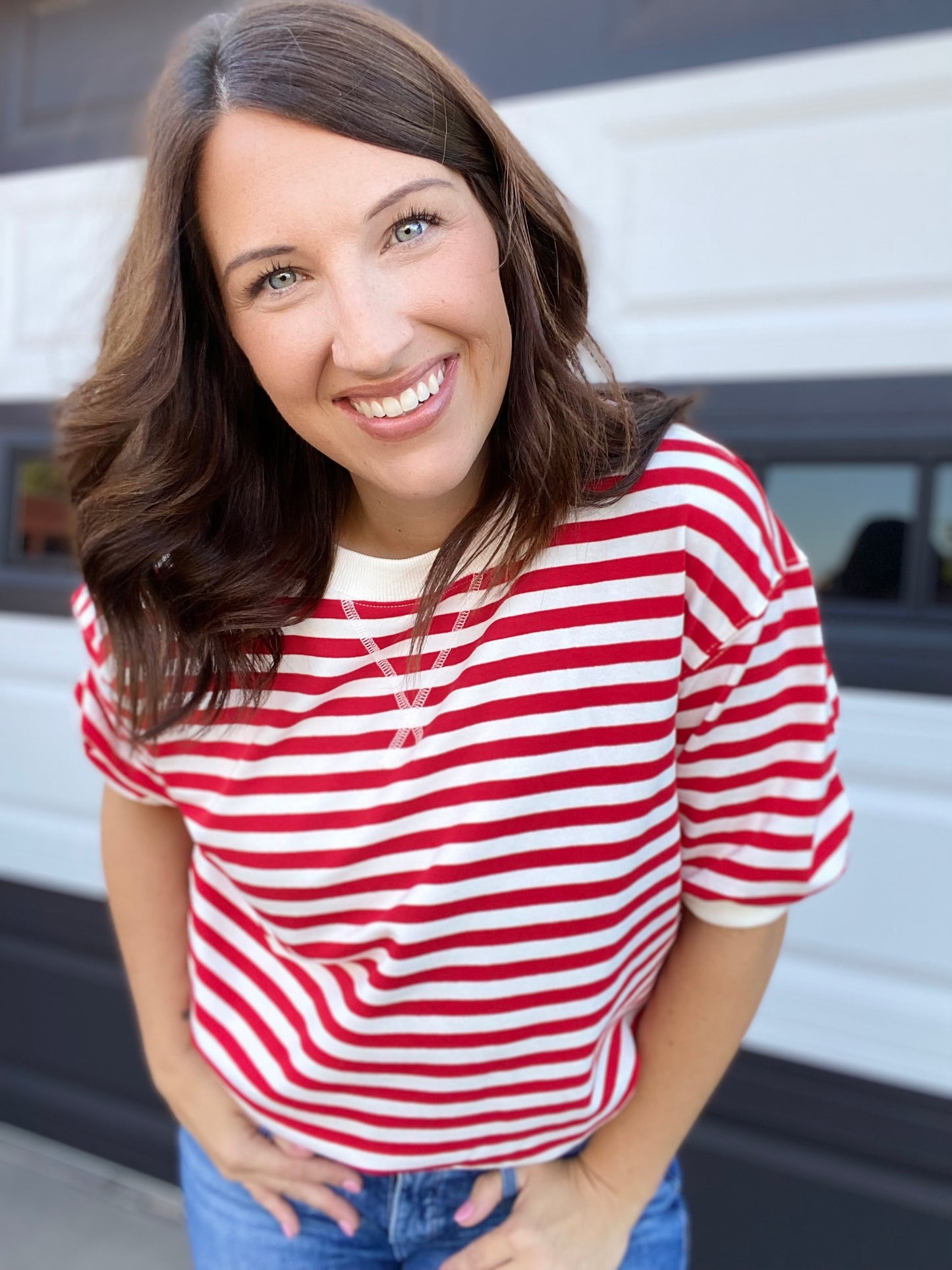 Wendy Stripe Top