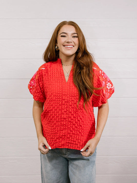 Shanna Embroidered Blouse
