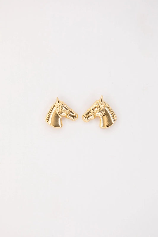 Horse Stud Earring- Gold