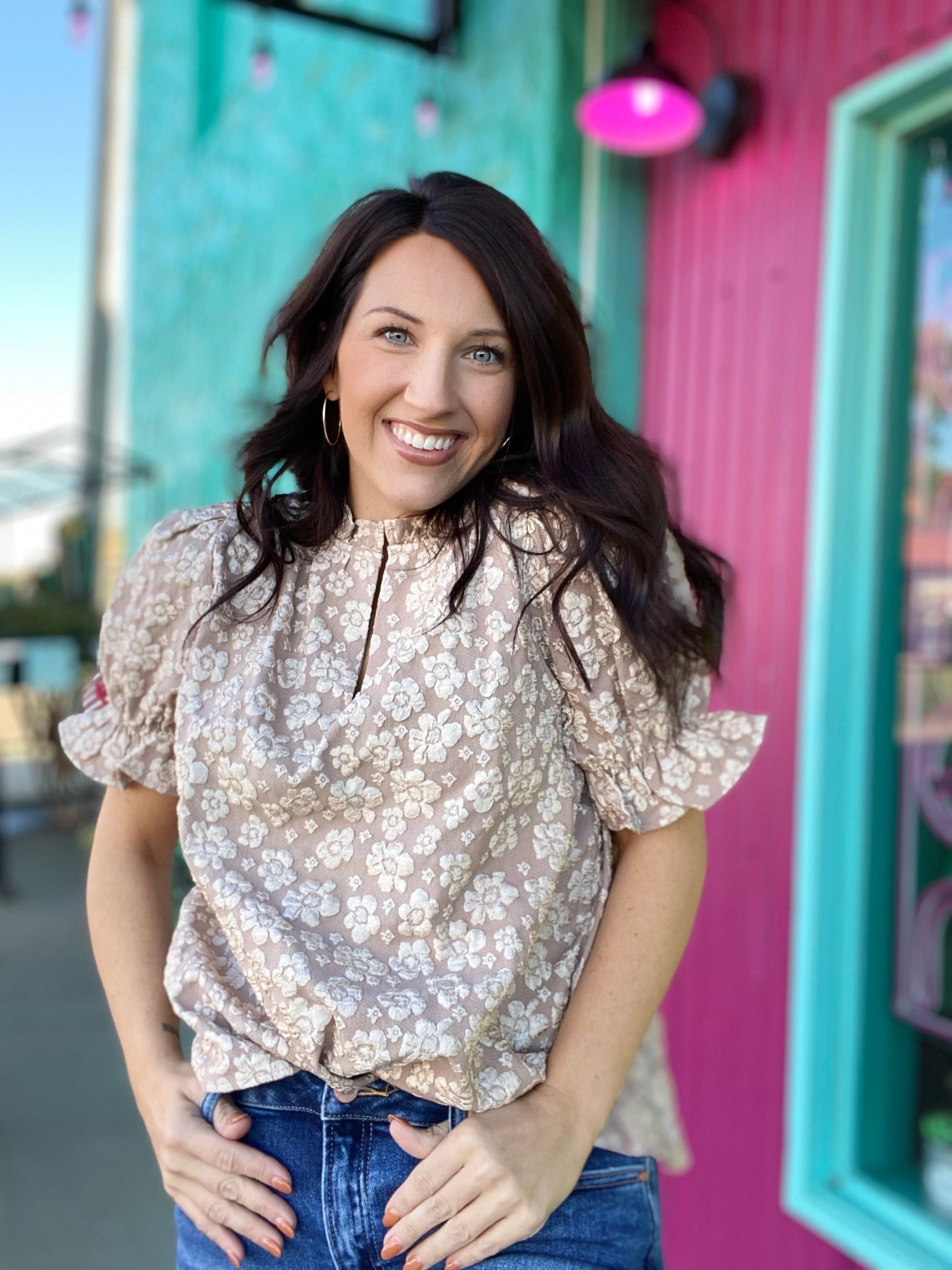 Tops Aimee Puff Sleeve Blouse