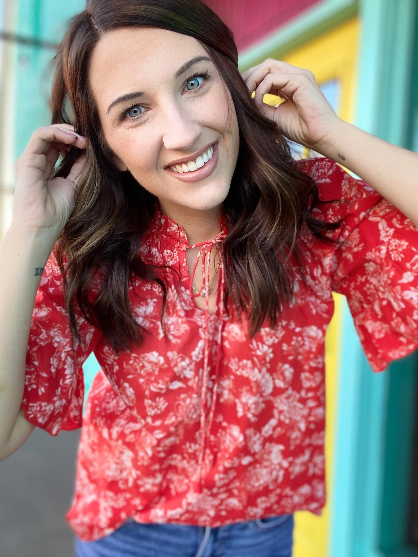 Binni Bell Sleeve Blouse