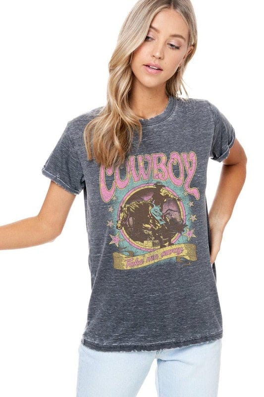 Graphic Tees Cowboy Take Me Away Tee