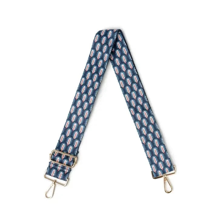 Other Goodies Denim Flame Stitch Bag Strap