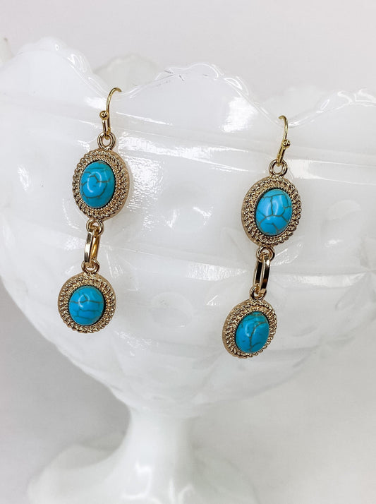 Earrings Drew Double Drop Earring