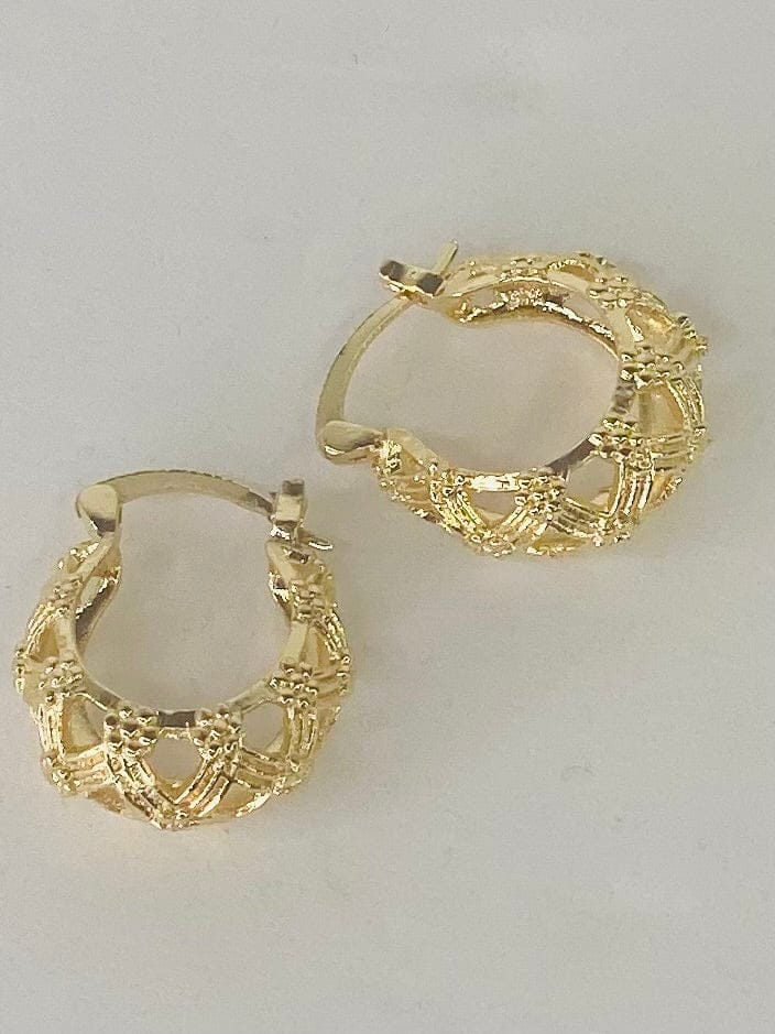Earrings Filligree Hoop Earring