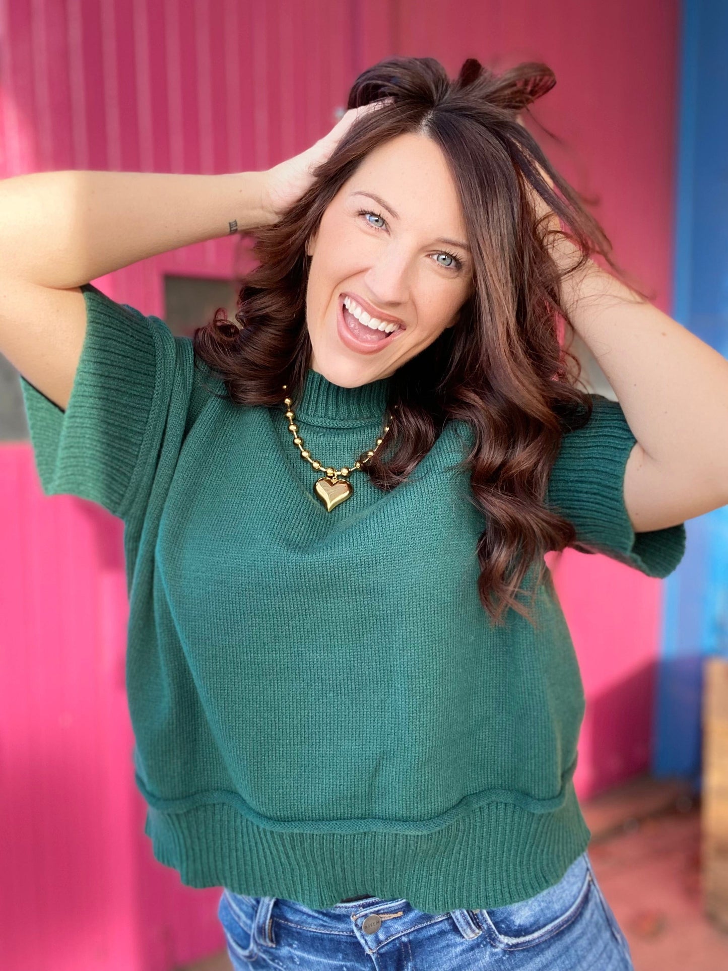 Tops Forrest Green Sweater