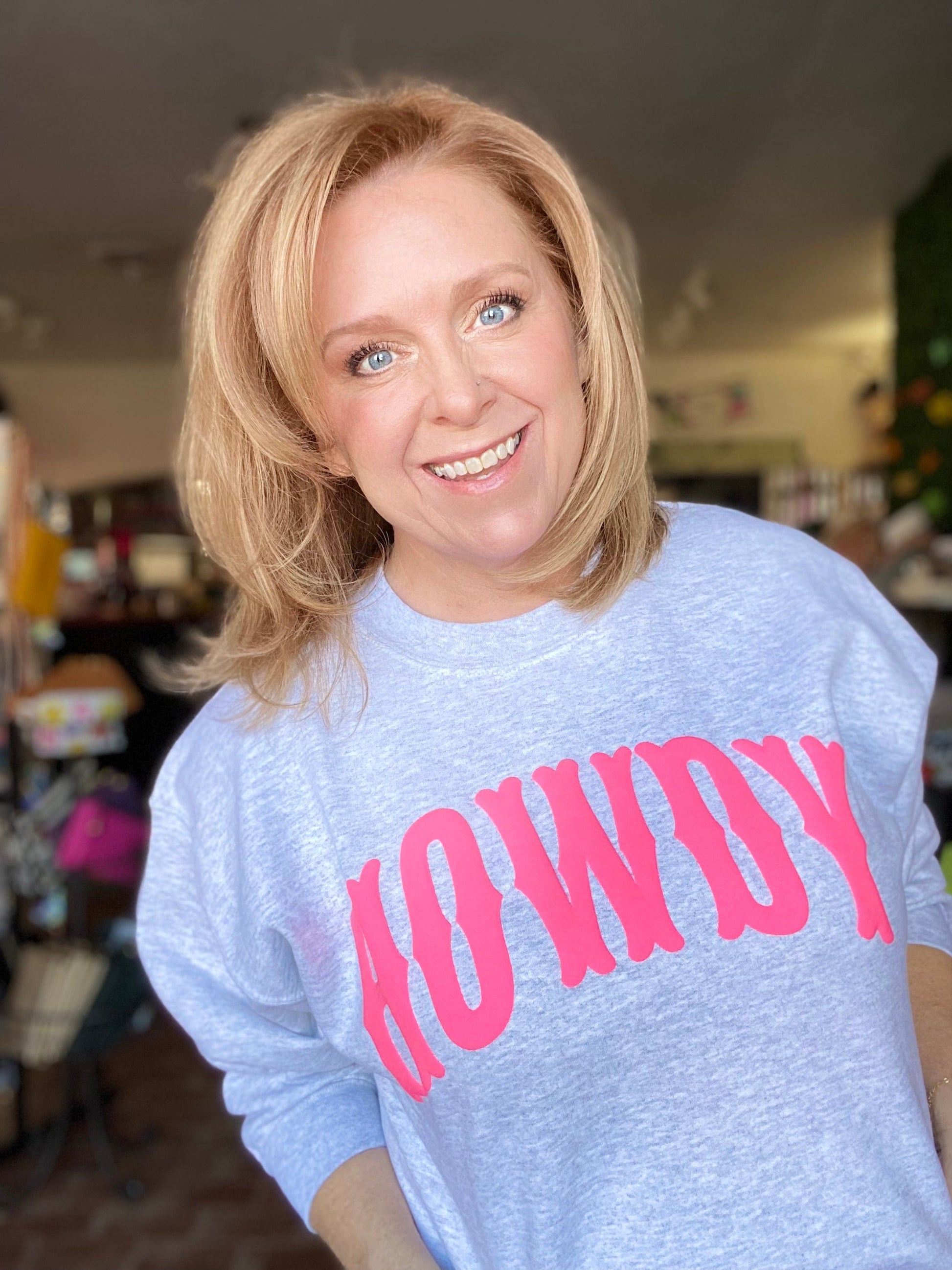 Tops Howdy Puff Ink Sweatshirt