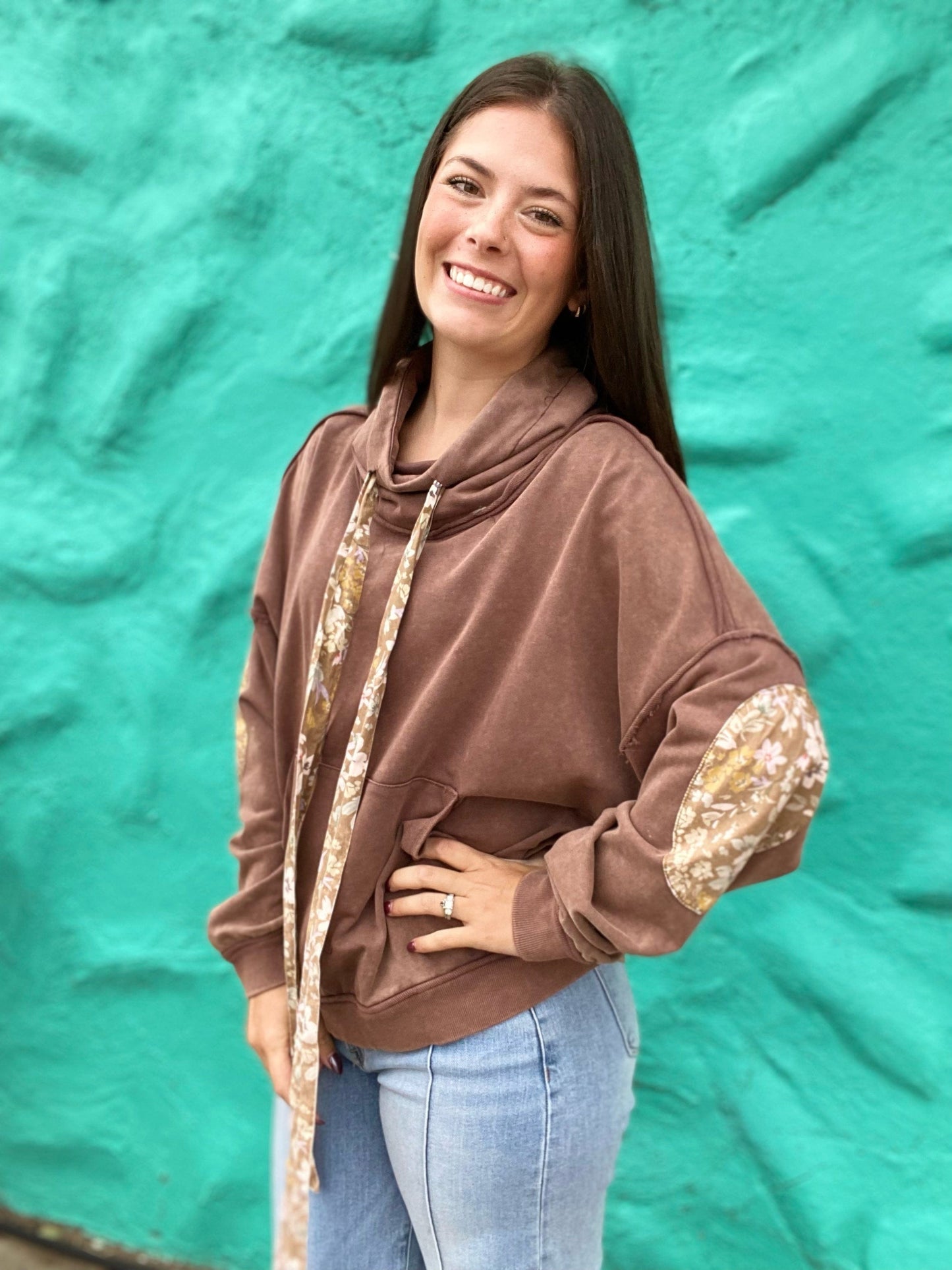 Outerwear Jaynie Floral Patchwork Pullover