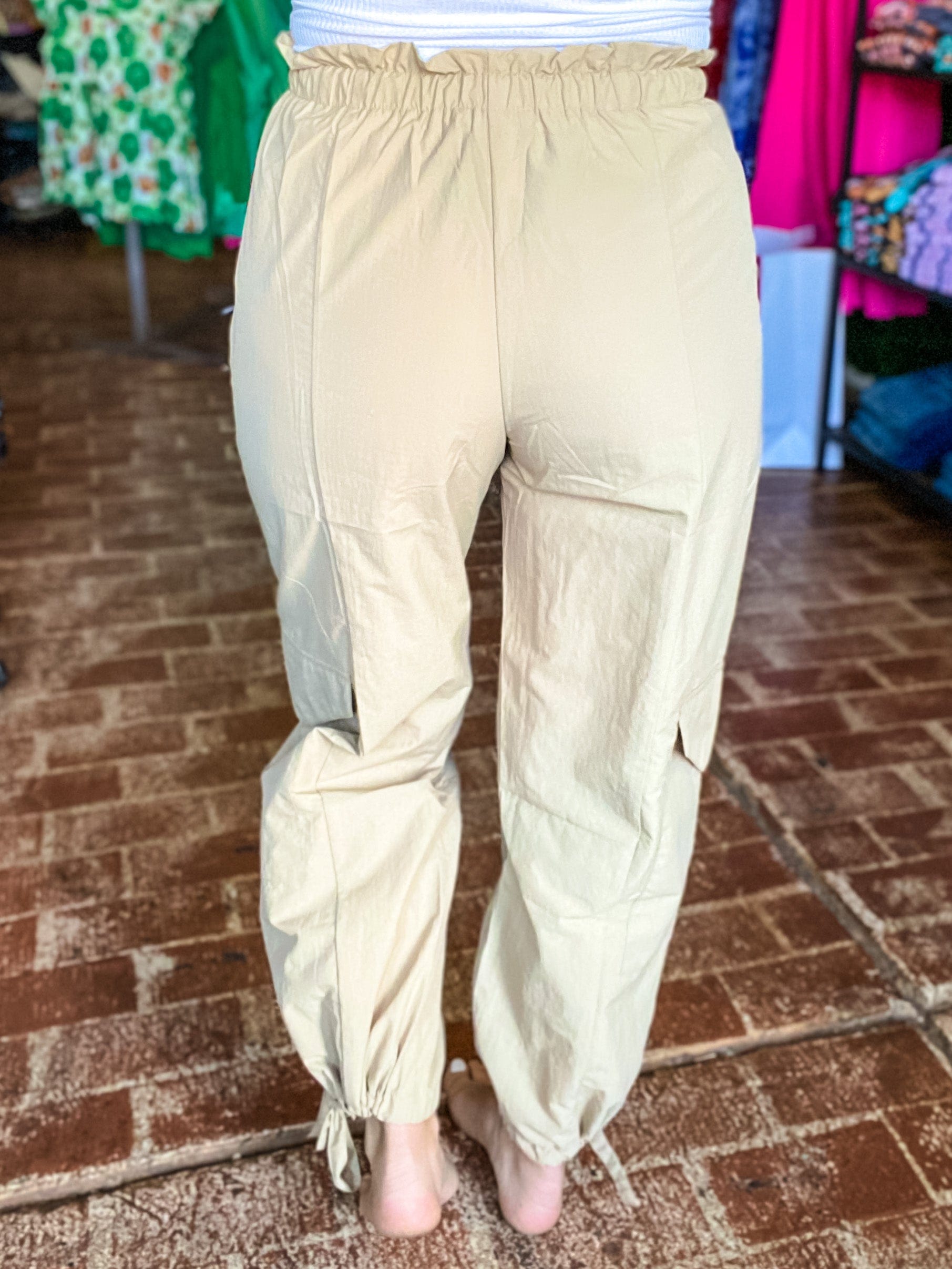 Khaki Cargo Joggers FarmGirl Frosting, LLC