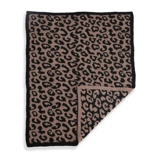 Other Goodies Luxe Kids Blanket-Coffee