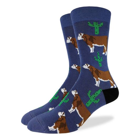 Other Goodies Men's Cactus Cow Socks