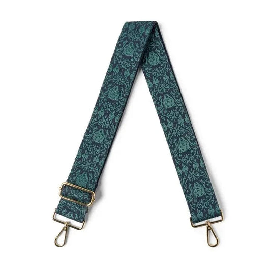 Other Goodies Navy Embroidered Bag Strap