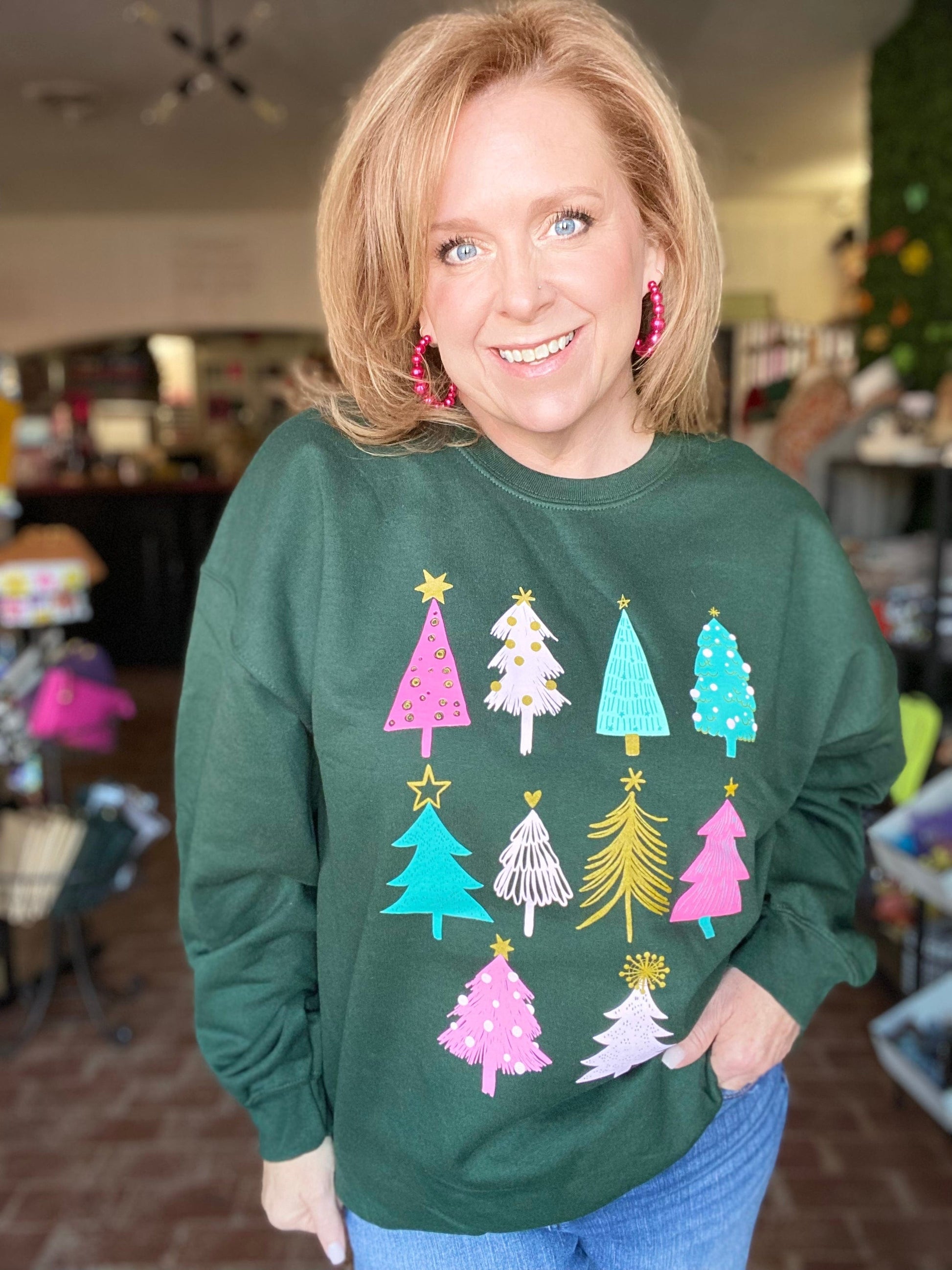 Graphic Tees Oh Christmas Tree Sweatshirt