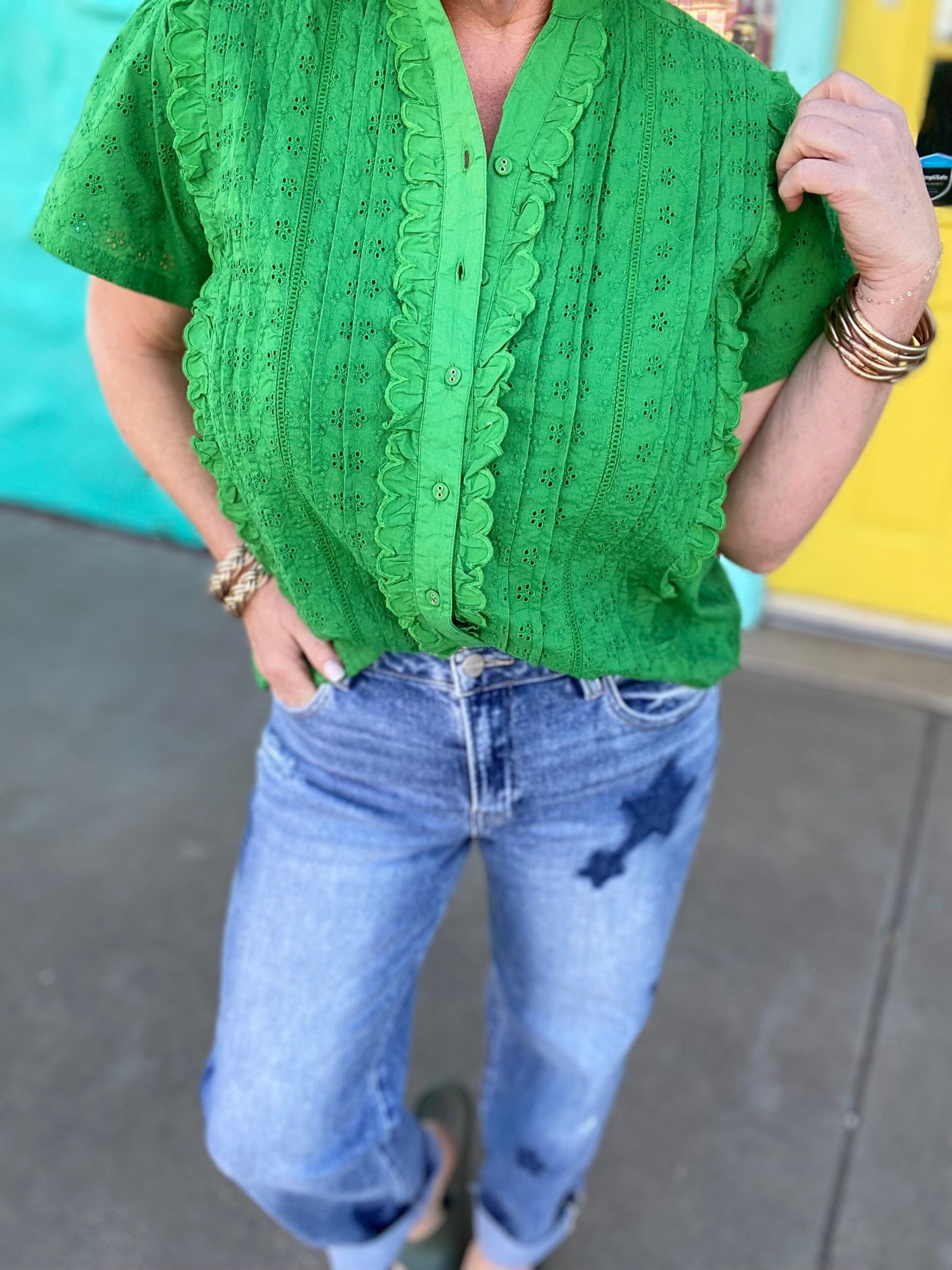 Bottoms Risen Star Jeans