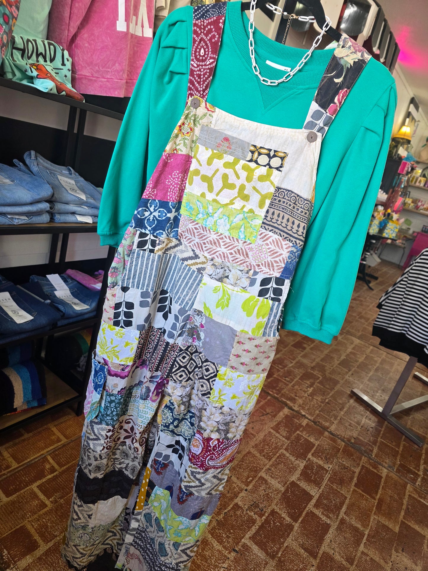 Dreamy Patchwork Overalls