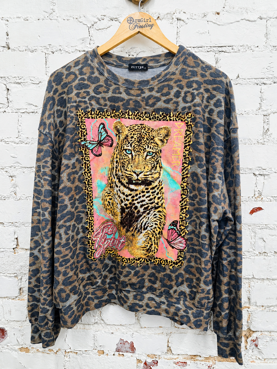 Leopard Free Spirit Pullover