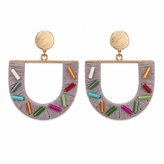Funky Half Moon Earrings