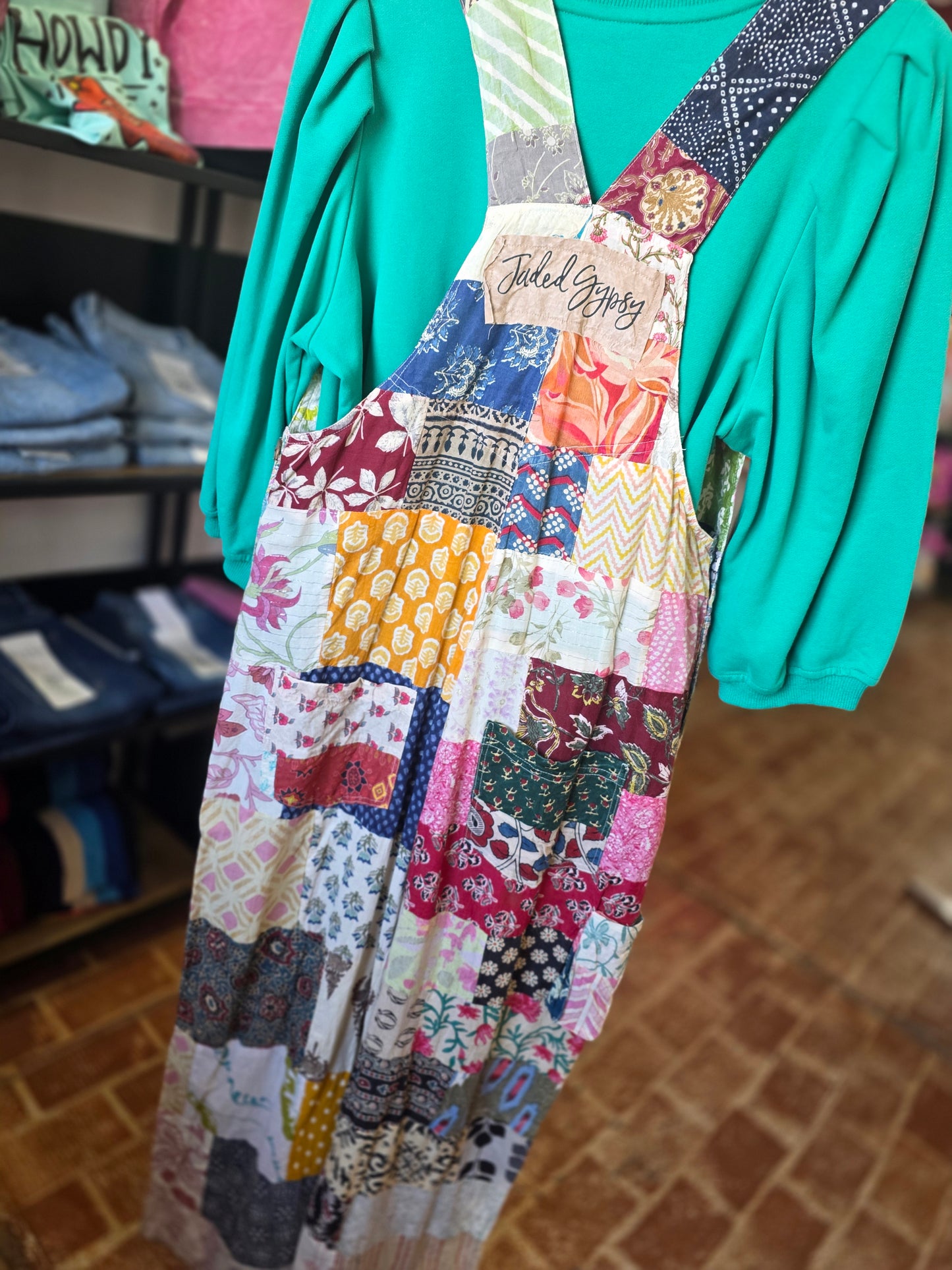 Dreamy Patchwork Overalls