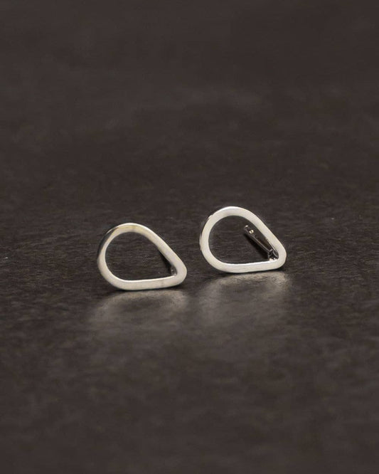 Earrings Silver Teardrop Stud Earrings