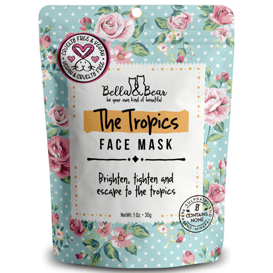 Beauty Tropics Face Mask - Vegan & Cruelty-Free Mini | Travel