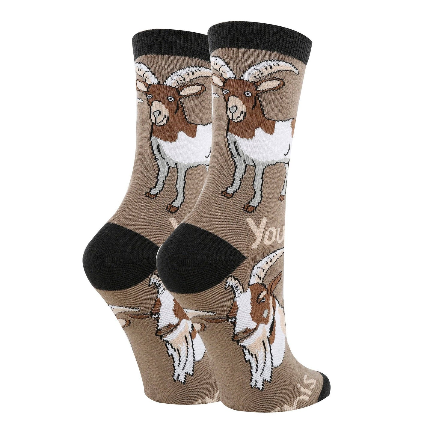 Other Goodies You Goat This | Women's Funny Cotton Crew Socks
