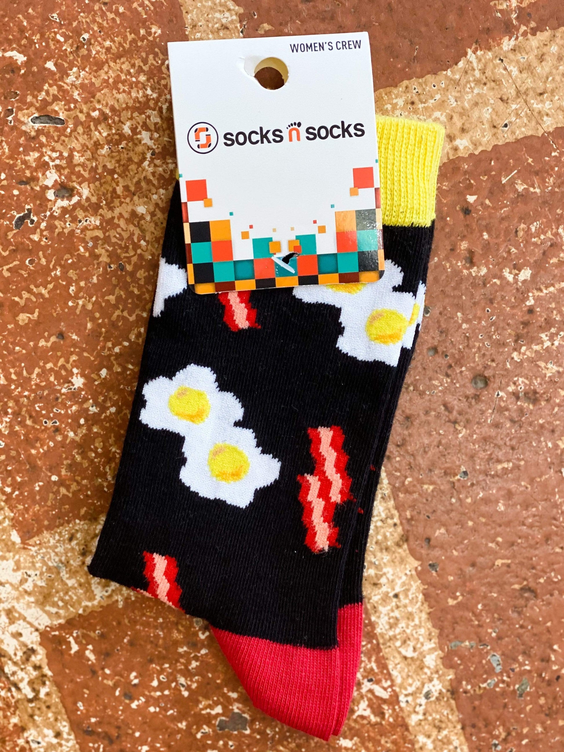 Other Goodies Fun & Funky Women's Socks Bacon & Eggs
