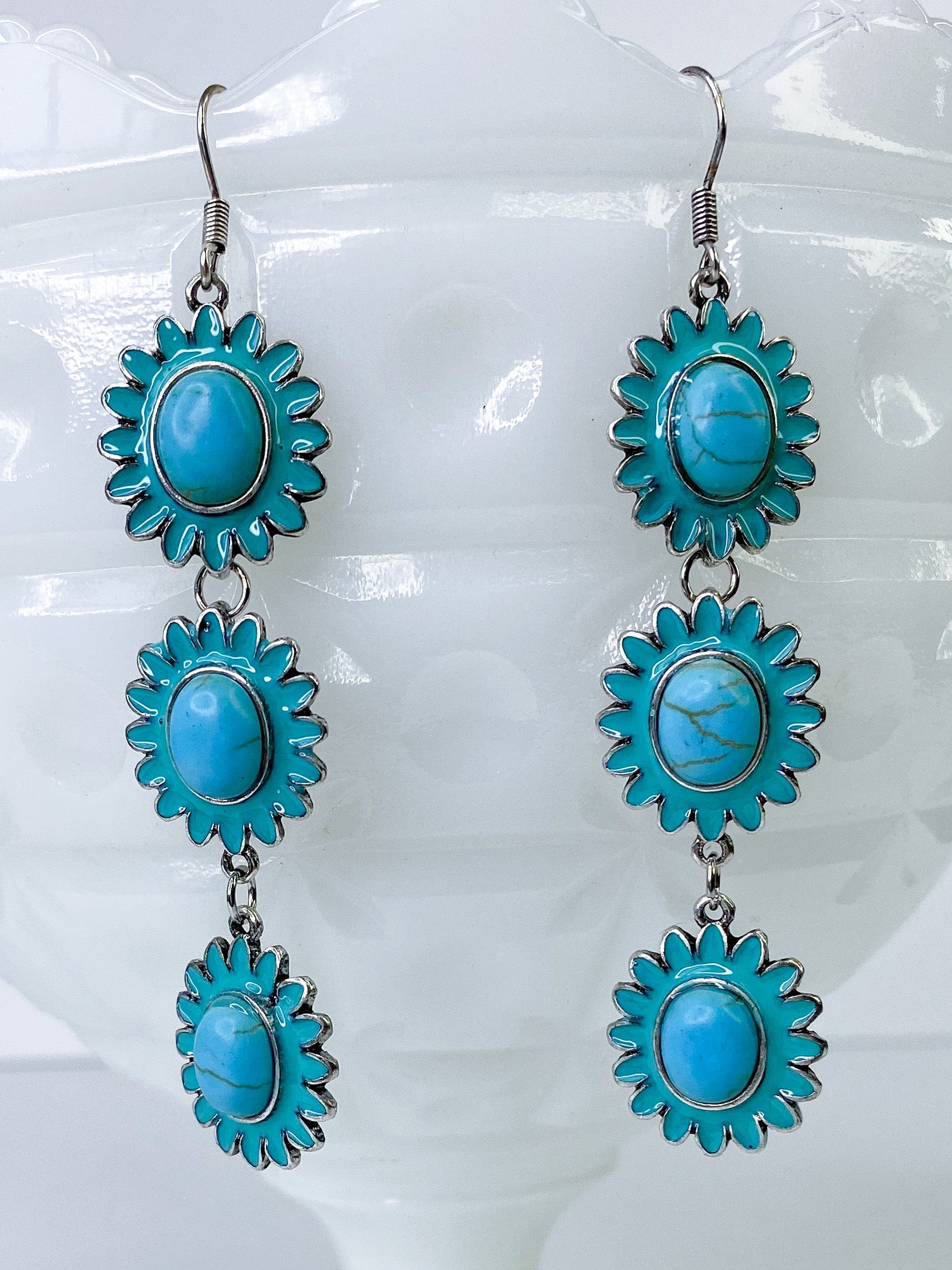 Earrings Gypsy Rose Dangle Turquoise