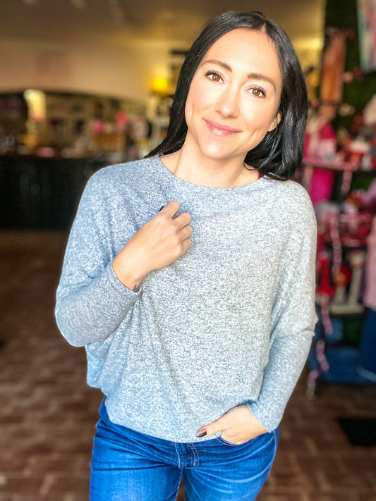 Shirts & Tops Jorjie Off the Shoulder Sweater-Light Gray